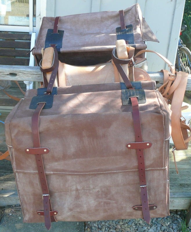 Pack Saddle With Panniers