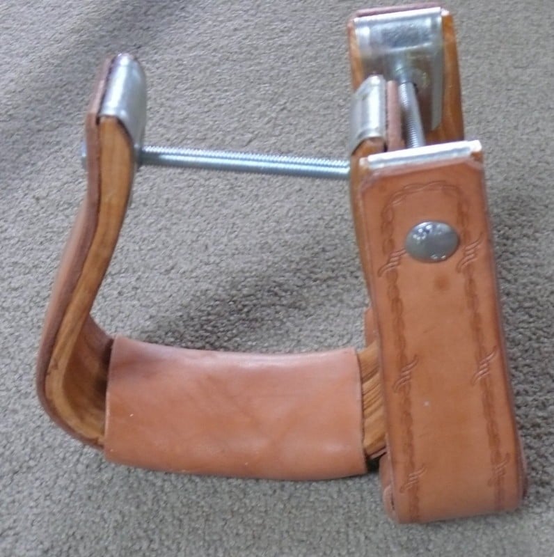 Stirrup Wood Leather