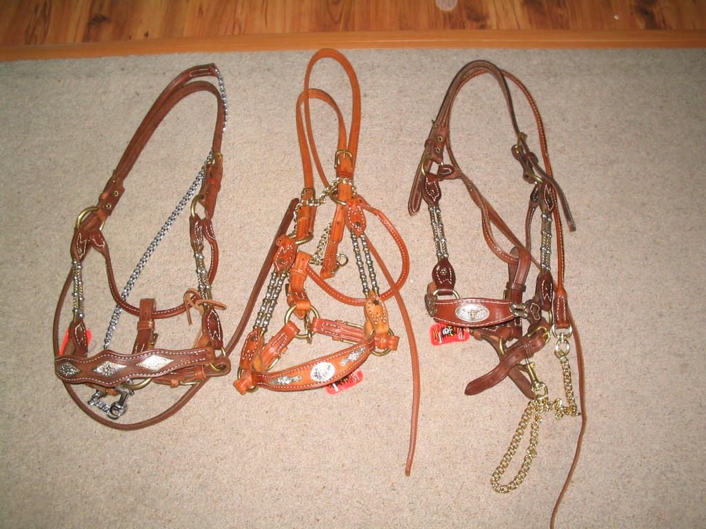 3 Beaded Show Halters